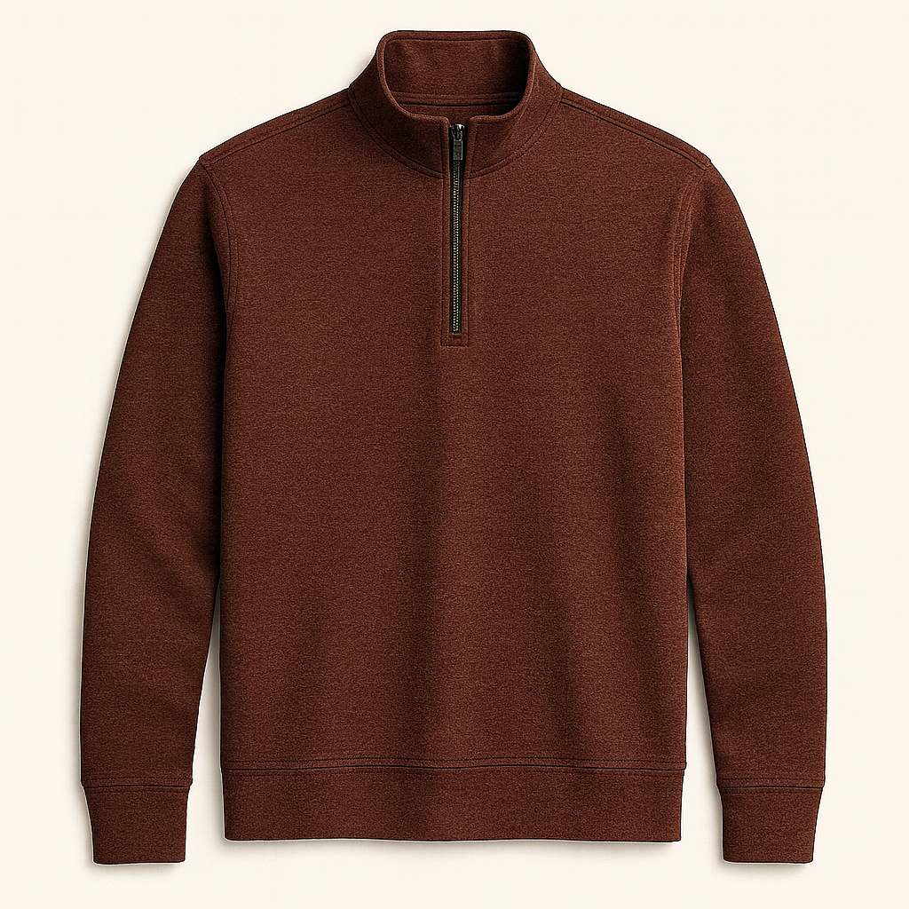 Razor Sharp Quarter Zip - Chestnut