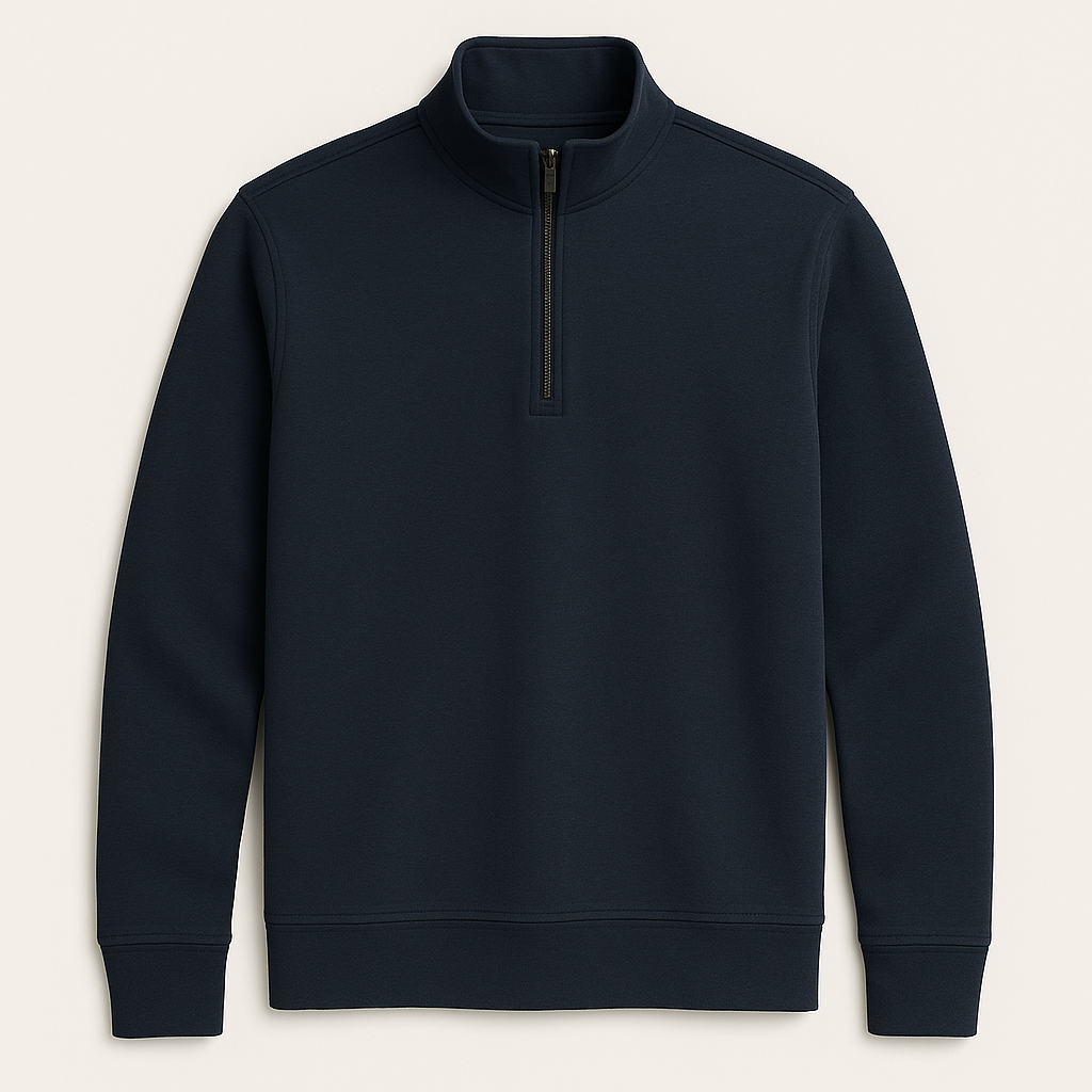 Razor Sharp Quarter Zip - Navy